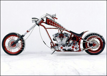 black widow chopper bike